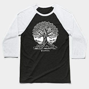 Yggdrasil - Vintage Norse Mythology Art Print - Tree of Life Wall Decor Baseball T-Shirt